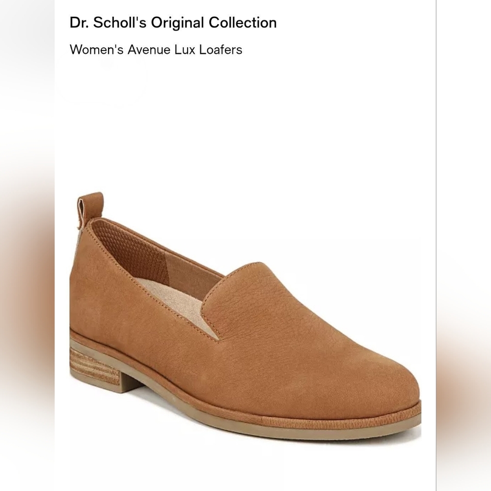 Dr Scholls Womens Avenue Lux Chip Brown Slip On Size 10W NIB